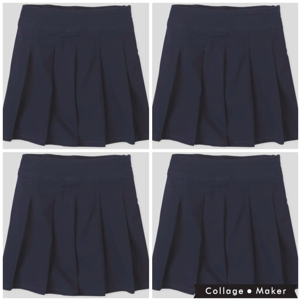 Bundle: (4) Uniform Navy Skort - size 8
